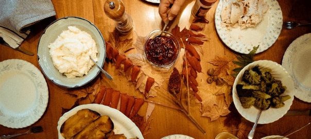 assorted cooked foods